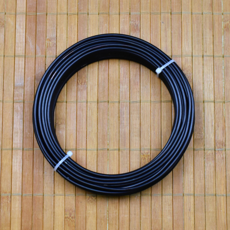 Bonsai Aludraht China eloxiert, Farbe dunkelbraun bis schwarz 3,5 mm 500g